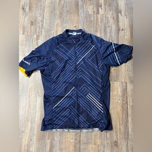 Santic Men's Navy Blue Cycling Jacket 2XL